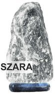 Lampa solna 2-3kg szara sól podstawaz szary marmur