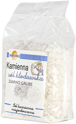 Krystaliczna sól jadalna ziarno grube 600g premium