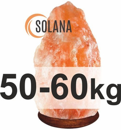 Klosz z soli himalajskiej o wadze 50-60 kg z podstawą z drewna