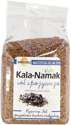 Kala-Namak czarna sól indyjska drobna 600g premium