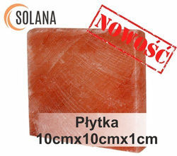 Cegła płytka solna kolor pomarańczowy 1cmX10X10